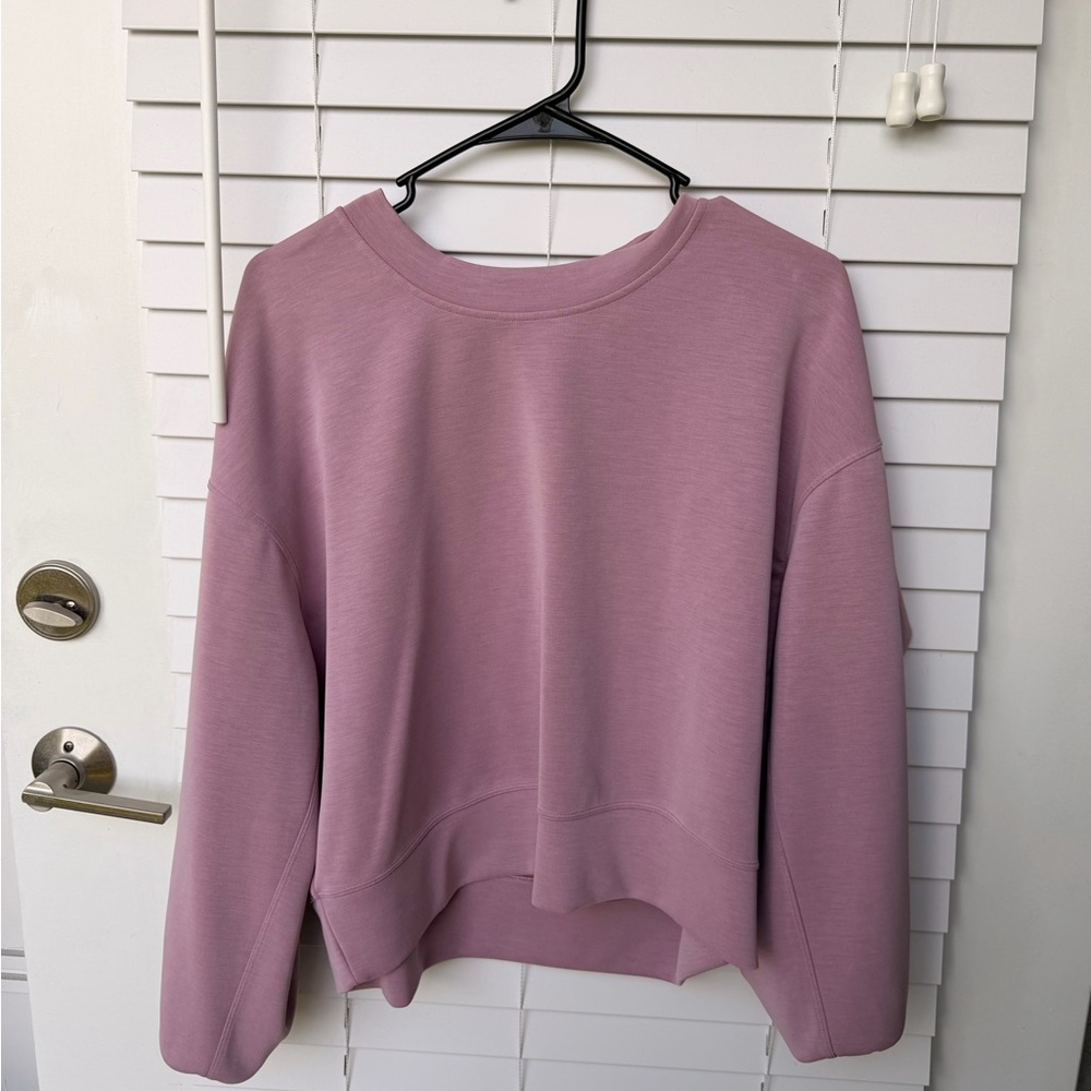 LULULEMON Pink Crewneck Cropped Softstream
